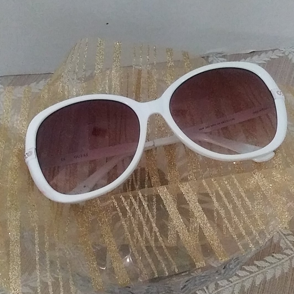 Guess White sunglasses